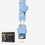 Starlight Gift Box- Webbing Crossbody Phone Case with Heart Airpods Pouch