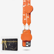 Starlight Gift Box- Webbing Crossbody Phone Case with Heart Airpods Pouch