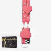 Starlight Gift Box- Webbing Crossbody Phone Case with Heart Airpods Pouch
