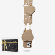 Starlight Gift Box- Webbing Crossbody Phone Case with Heart Airpods Pouch