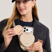 Heart Design Kit- Magnetic Phone Case with Webbing Crossbody & Pouch