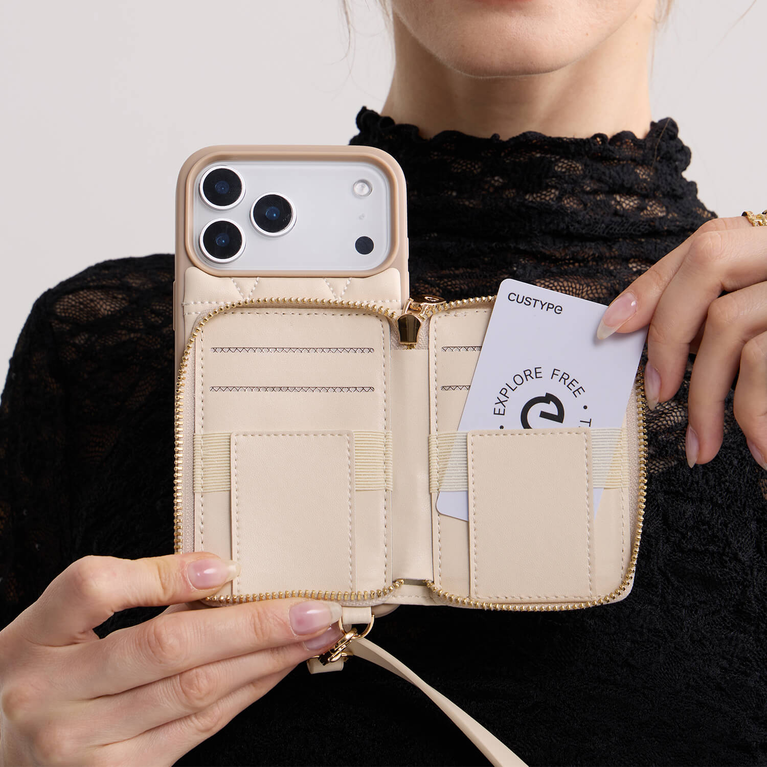 ThreadTrend - 三角形のアーガイル模様の携帯電話ケース