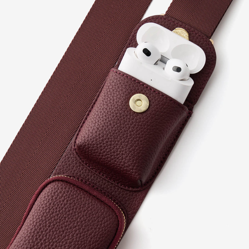 Utility Crossbody Strap with Storage Pouch