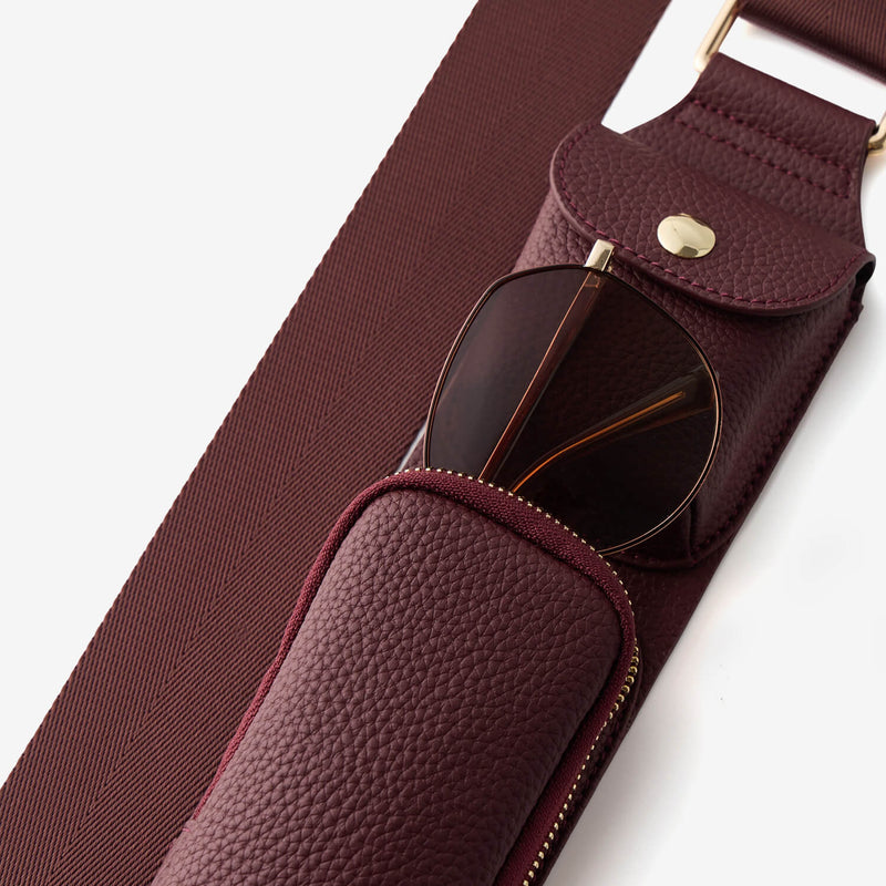 Utility Crossbody Strap with Storage Pouch