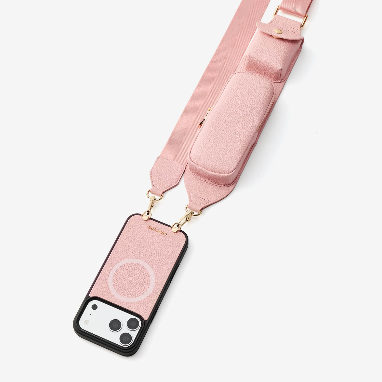 Utility Crossbody Strap with Storage Pouch