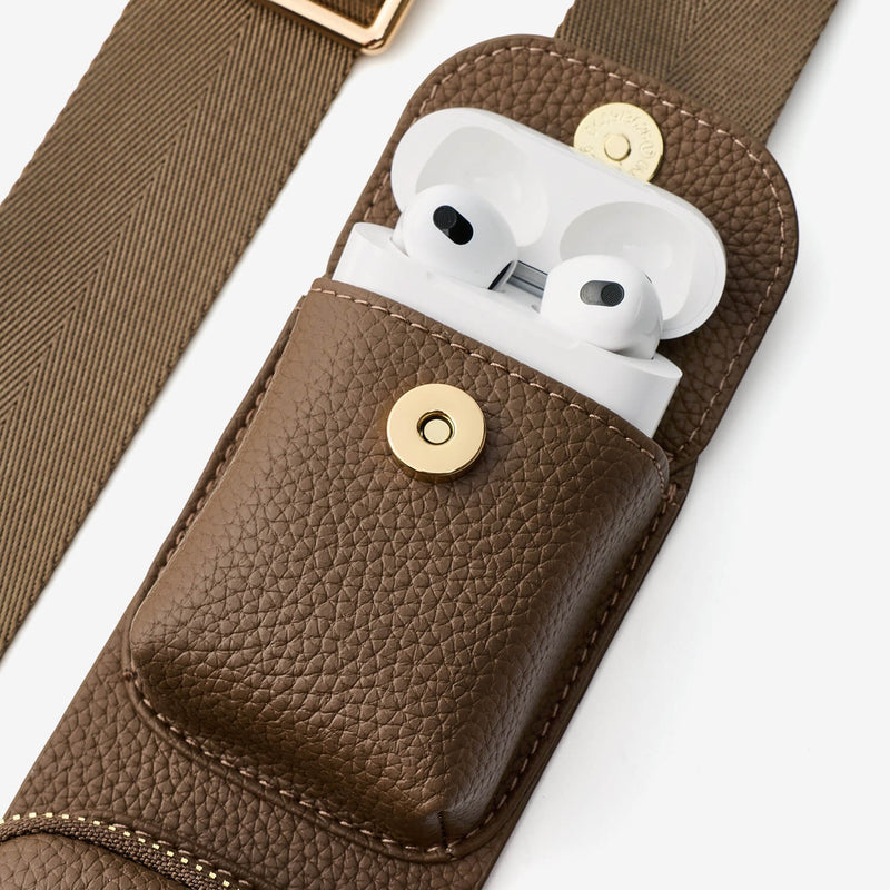 Utility Crossbody Strap with Storage Pouch