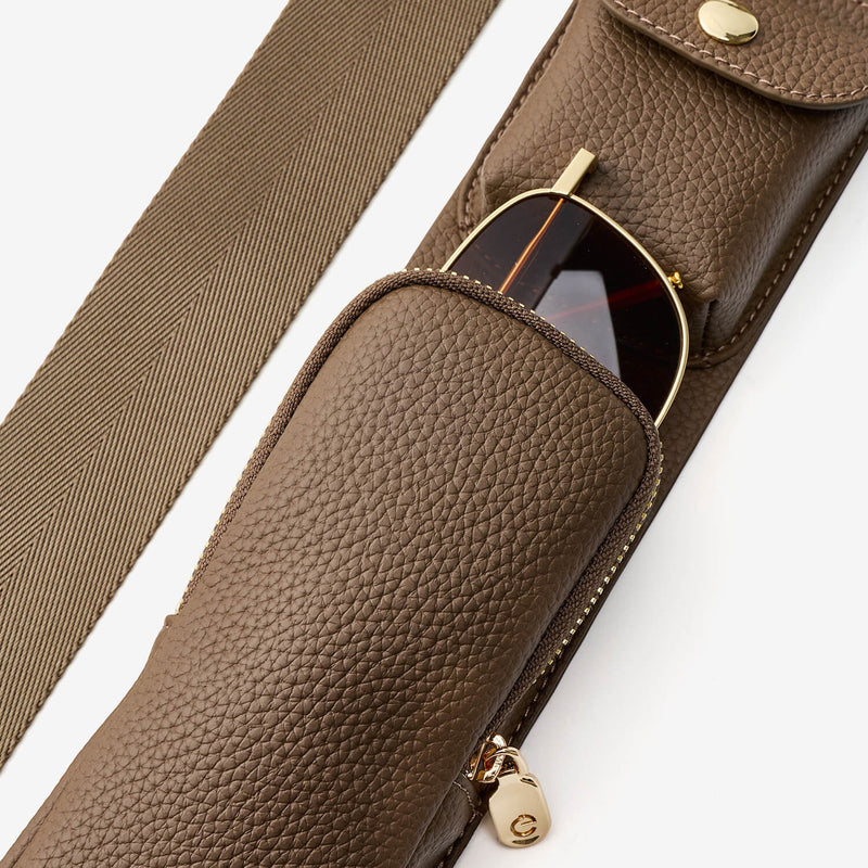 Utility Crossbody Strap with Storage Pouch