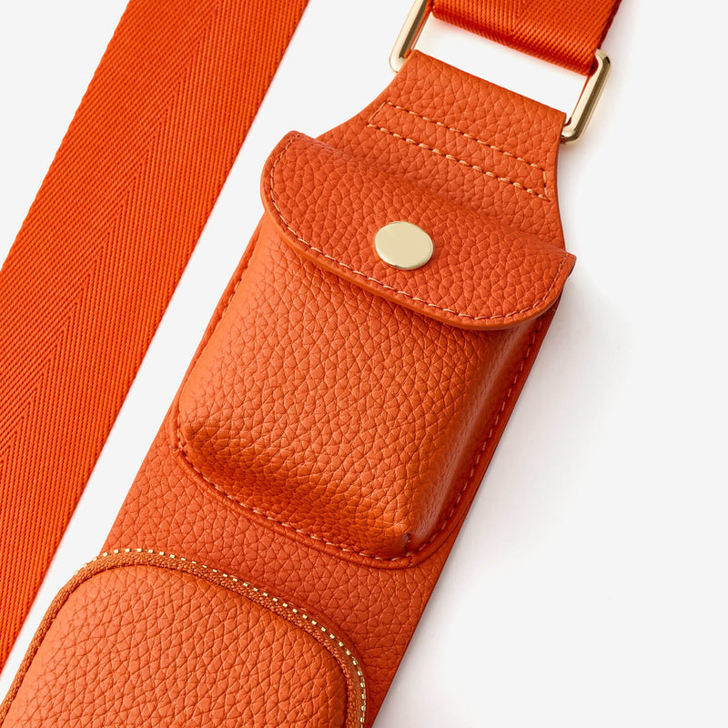 Utility Crossbody Strap with Storage Pouch