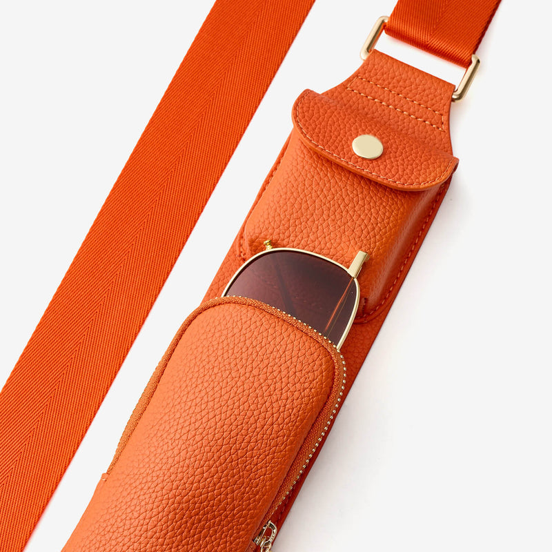 Utility Crossbody Strap with Storage Pouch