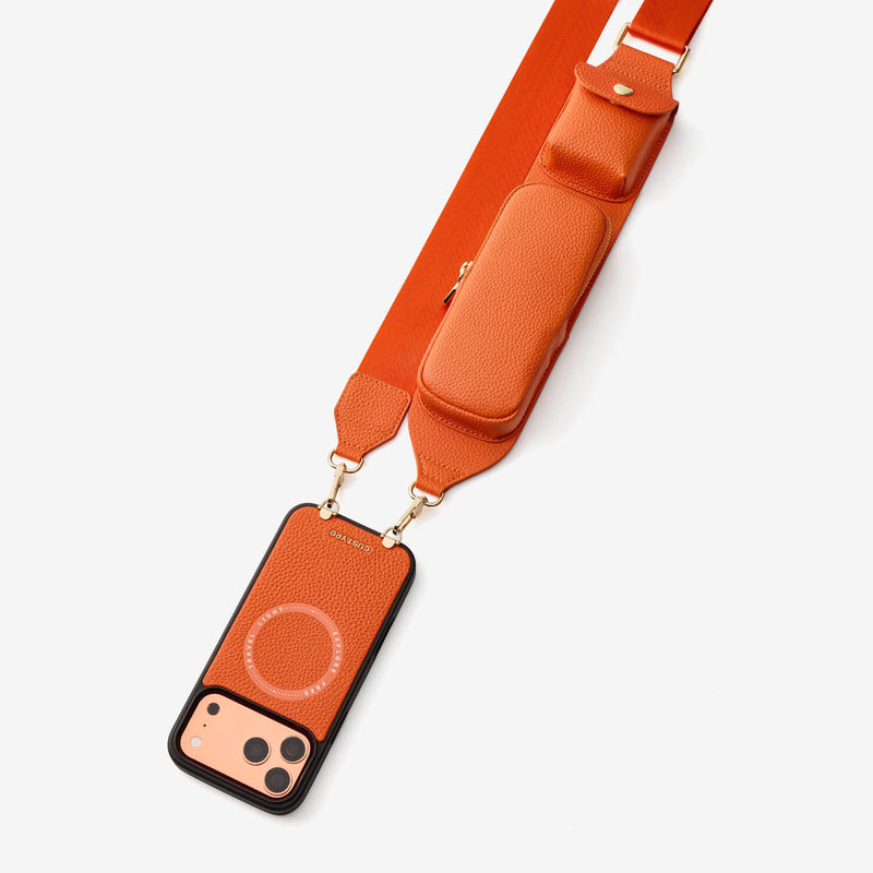 Utility Crossbody Strap with Storage Pouch