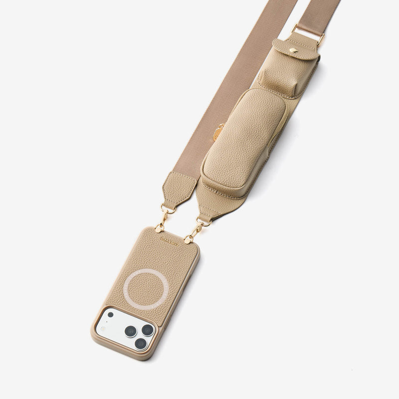 Utility Crossbody Strap with Storage Pouch