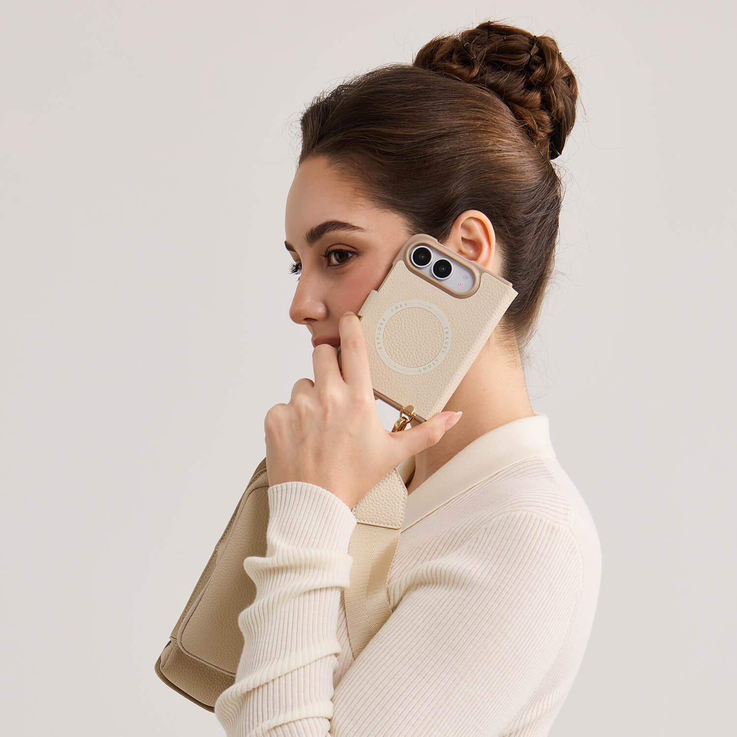Utility Series- iPhone Duo Folio Case with Utility Crossbody Strap