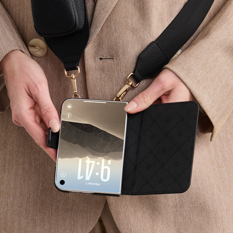 Utility Series- iPhone Duo Folio Case with Utility Crossbody Strap
