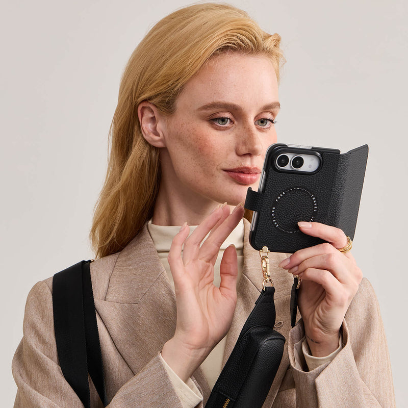 Utility Series- iPhone Duo Folio Case with Utility Crossbody Strap