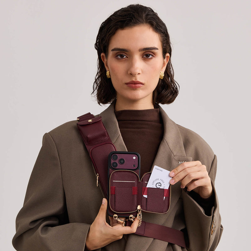 ユーティリティシリーズ｜収納付きショルダーストラップ対応ウォレットスマホケース