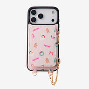 クリスマス限定キット - クリスマステーマ ホリデー用ウォレット付きスマホケース