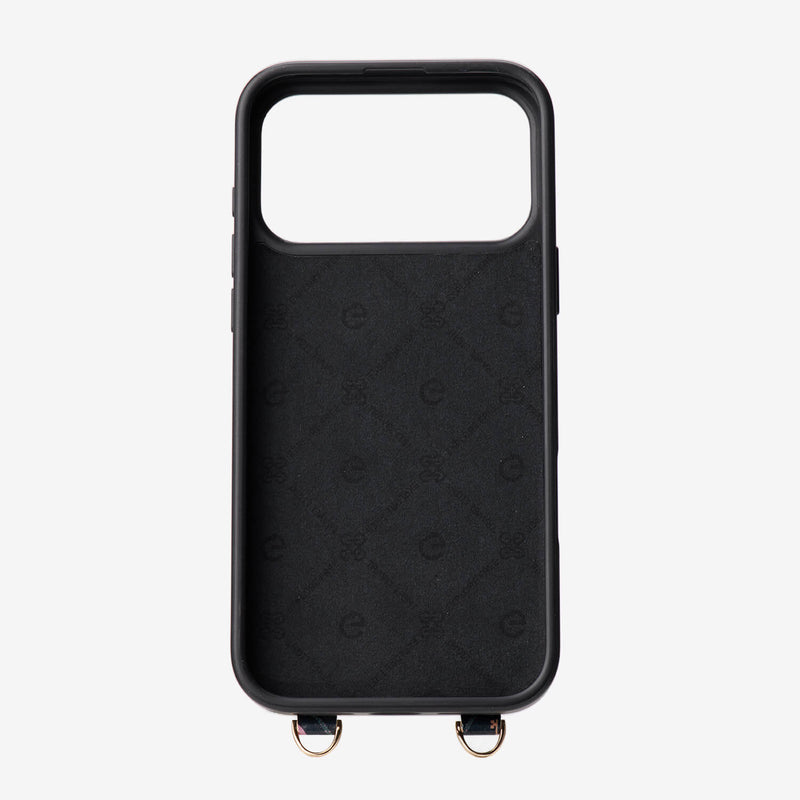 Duchess Plum - バケーションテーマのマグネット式スマホケース（クロスボディストラップ＆ハンドバッグ付き）