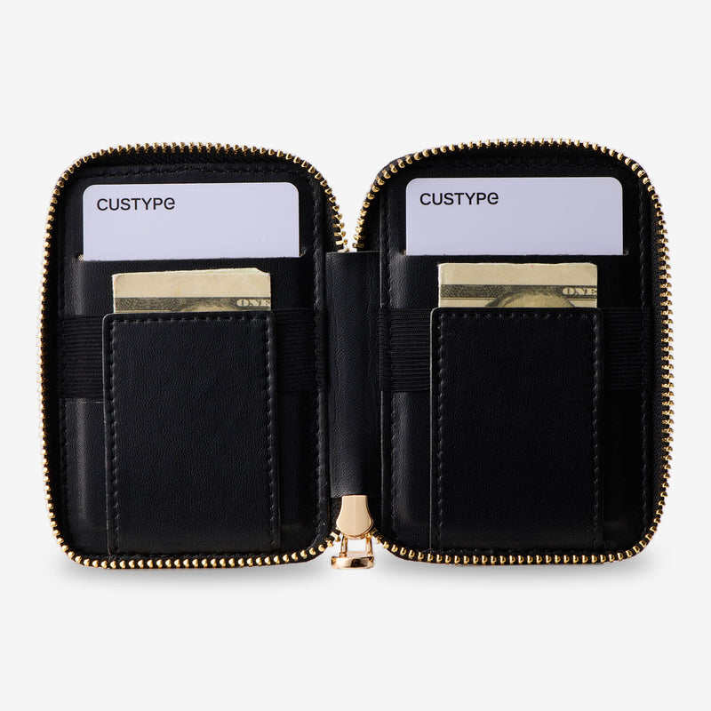 Duchess Plum - バケーションテーマのマグネット式スマホケース（クロスボディストラップ＆ハンドバッグ付き）