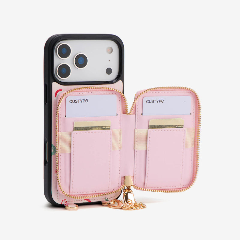 クリスマス限定キット - クリスマステーマ ホリデー用ウォレット付きスマホケース