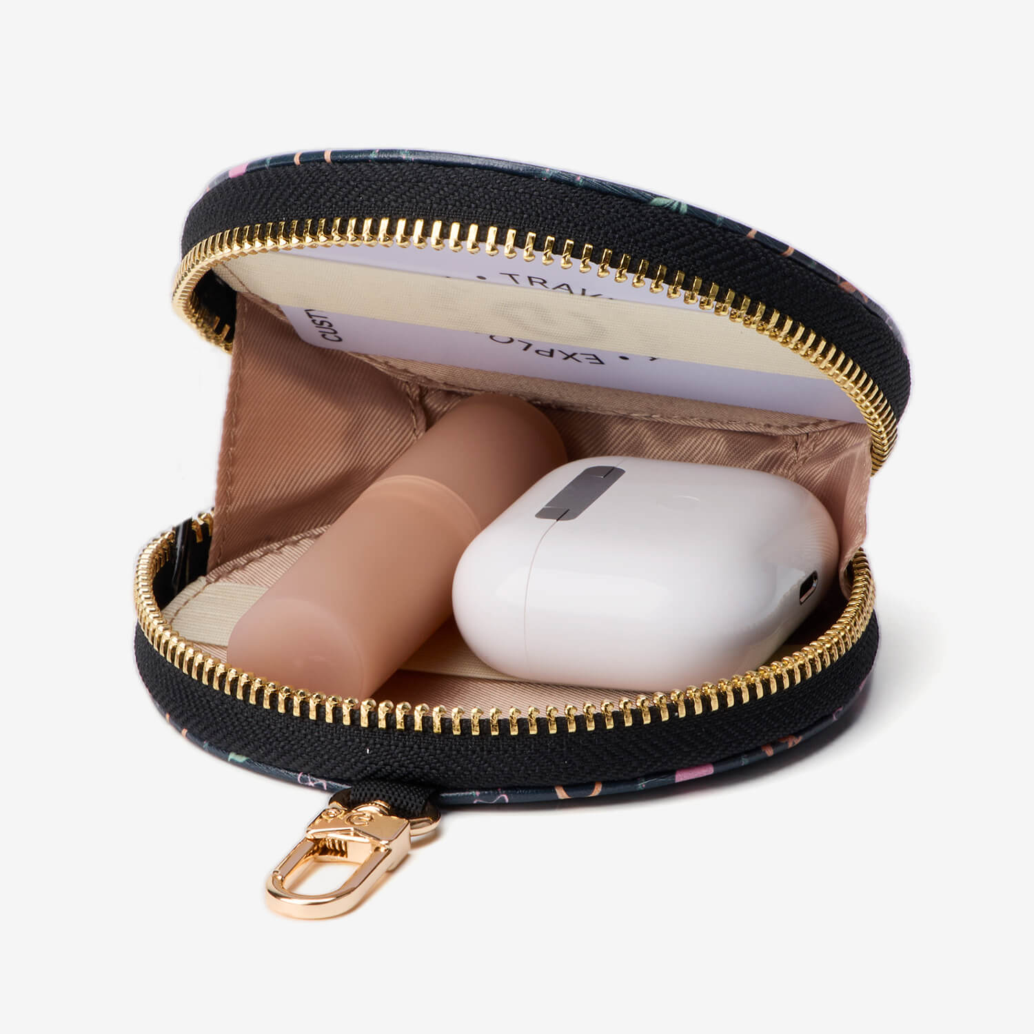 Duchess Plum - バケーションテーマのマグネット式スマホケース（クロスボディストラップ＆ハンドバッグ付き）