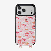 バレンタインテーマ クロスボディスマホケース（ポーチ＆ミニポーチ付き）