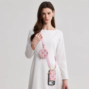 バレンタインテーマ クロスボディスマホケース（ポーチ＆ミニポーチ付き）