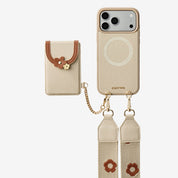 Vertical Wallet- iPhone Wallet Case with Webbing Strap