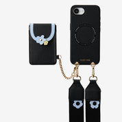 Vertical Wallet- iPhone Wallet Case with Webbing Strap
