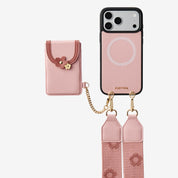 Vertical Wallet- iPhone Wallet Case with Webbing Strap