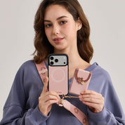 Vertical Wallet- iPhone Wallet Case with Webbing Strap