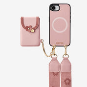 Vertical Wallet- iPhone Wallet Case with Webbing Strap