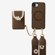 Vertical Wallet- iPhone Wallet Case with Webbing Strap