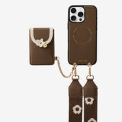 Vertical Wallet- iPhone Wallet Case with Webbing Strap
