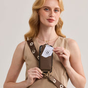 Vertical Wallet- iPhone Wallet Case with Webbing Strap