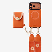 Vertical Wallet- iPhone Wallet Case with Webbing Strap