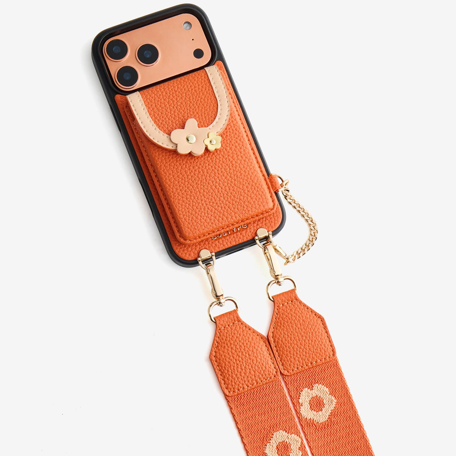 Vertical Wallet- iPhone Wallet Case with Webbing Strap