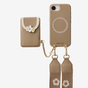 Vertical Wallet- iPhone Wallet Case with Webbing Strap