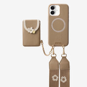 Vertical Wallet- iPhone Wallet Case with Webbing Strap