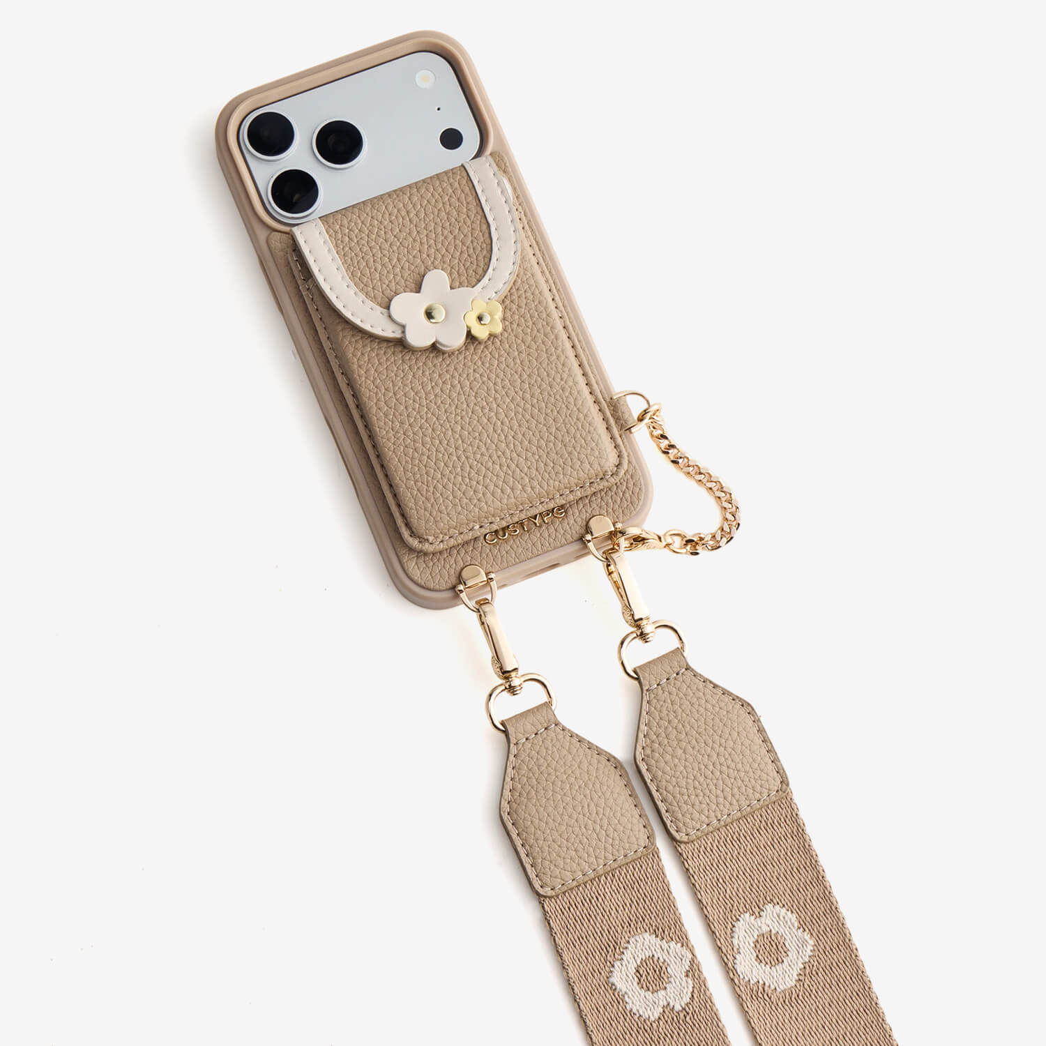 Vertical Wallet- iPhone Wallet Case with Webbing Strap
