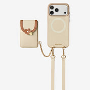 バーティカルウォレット - MagSafe対応スマホケース｜スリムカードホルダー＆ストラップ付き