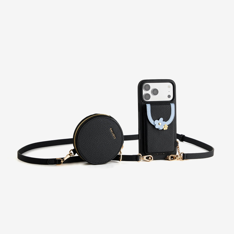 Vertical Wallet- MagSafe Case with Slim Card Holder & Strap