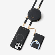 バーティカルウォレット - MagSafe対応スマホケース｜スリムカードホルダー＆ストラップ付き