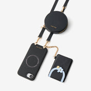 バーティカルウォレット - MagSafe対応スマホケース｜スリムカードホルダー＆ストラップ付き