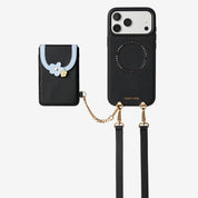バーティカルウォレット - MagSafe対応スマホケース｜スリムカードホルダー＆ストラップ付き