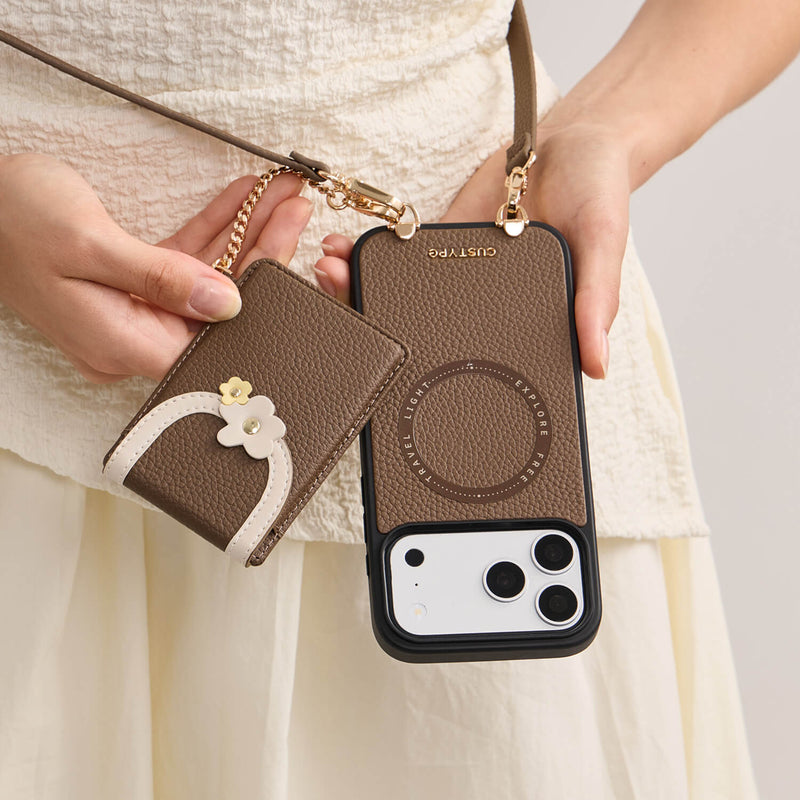 Vertical Wallet- MagSafe Case with Slim Card Holder & Strap