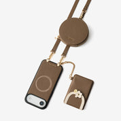 バーティカルウォレット - MagSafe対応スマホケース｜スリムカードホルダー＆ストラップ付き