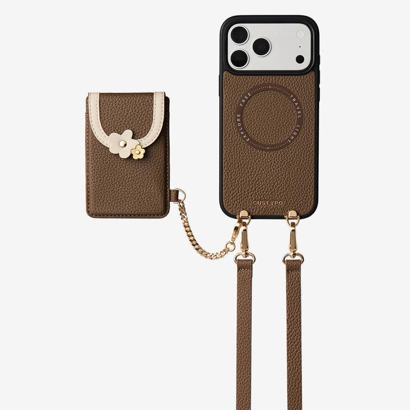 Vertical Wallet- MagSafe Case with Slim Card Holder & Strap