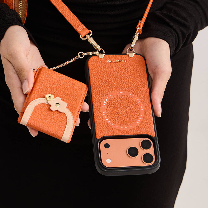 Vertical Wallet- MagSafe Case with Slim Card Holder & Strap
