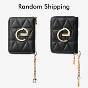 刺繍クラフトセット - 取り外し可能なワイヤレス充電クロスボディウォレット電話ケースラウンドポーチセット