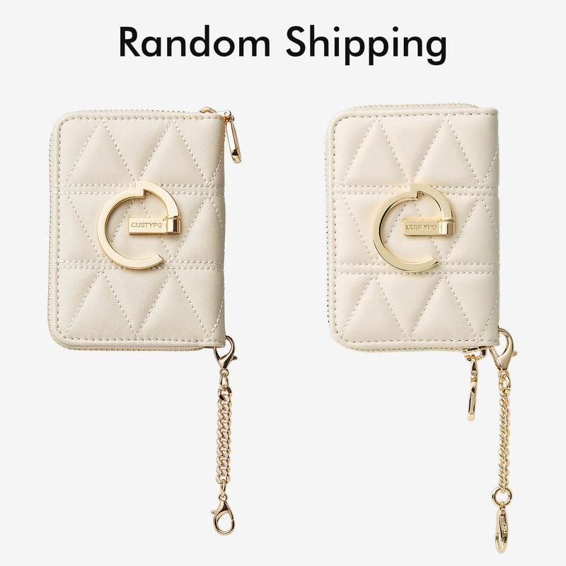 刺繍クラフトセット - 取り外し可能なワイヤレス充電クロスボディウォレット電話ケースラウンドポーチセット